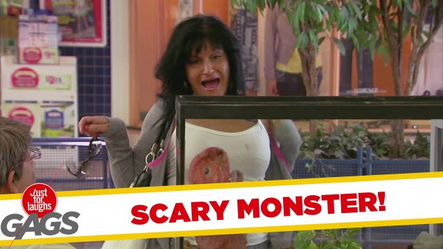 Scary Monster Funny Prank
