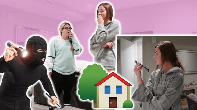 SOMEONE BROKE INTO OUR HOUSE PRANK ON ROOMMATE!!