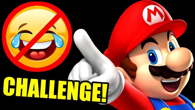 Super Mario TRY NOT TO LAUGH CHALLENGE! (Funniest Moments)