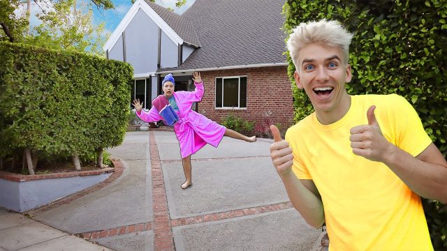 HOME ALONE PRANK ON GRACE SHARER!! (Spying On Sister For 24 Hours)