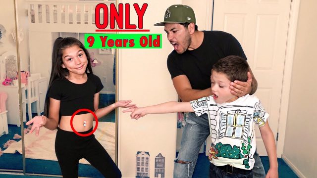 TXUNAMY GETS HER BELLY PIERCED PRANK ON DAD!! | Familia Diamond