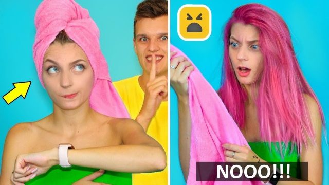 Funny Relationship Prank! Couple Pranks and DIY Hacks