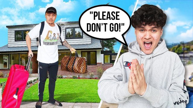 I'm MOVING OUT PRANK on LITTLE BROTHER *HE CRIED*