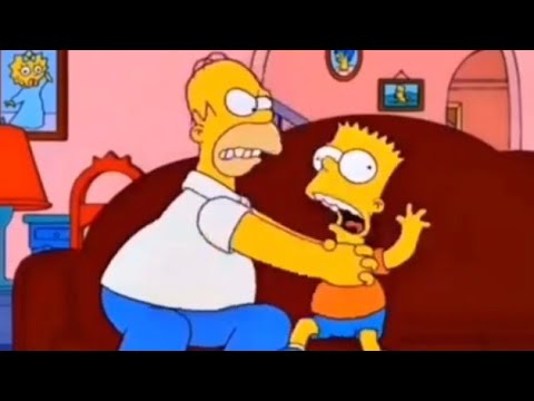 The Simpsons: Funniest Homer Strangling Bart Moments