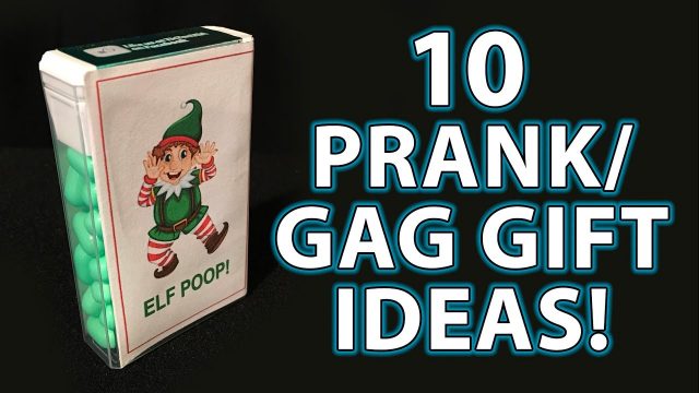 10 TOP LAST MINUTE Holiday Gag Gifts! (DIY Stocking Stuffers!)