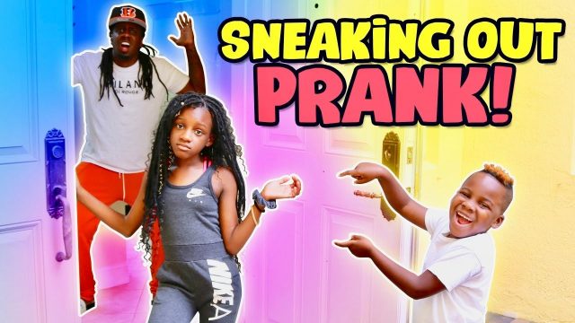 Yaya Sneaking Out The House Prank On Dad