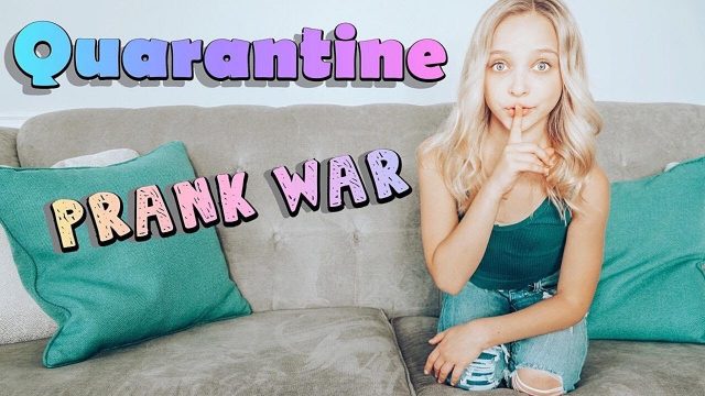 Quarantined Sibling Prank War (Brother VS Sister) | Lilly K!! #athome #stayhome #withme #prank