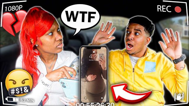 Having Another PREGNANT GIRL As My Home Screen Prank on Girlfriend..