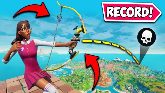 *NEW RECORD* LONGEST PRIMAL BOW KILL!! – Fortnite Funny Fails and WTF Moments! 1214