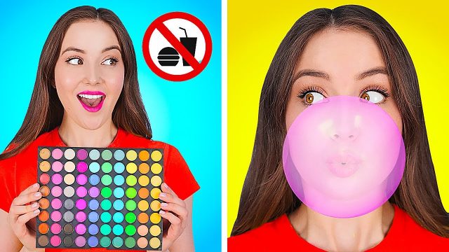 HOW TO SNEAK SNACKS ANYWHERE || Funny Situations, Food Tricks & Prank Ideas by 123 GO! FOOD
