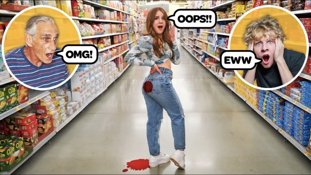 STARTED MY PERIOD IN PUBLIC Prank On Family **UNEXPECTED REACTION**🩸| Piper Rockelle