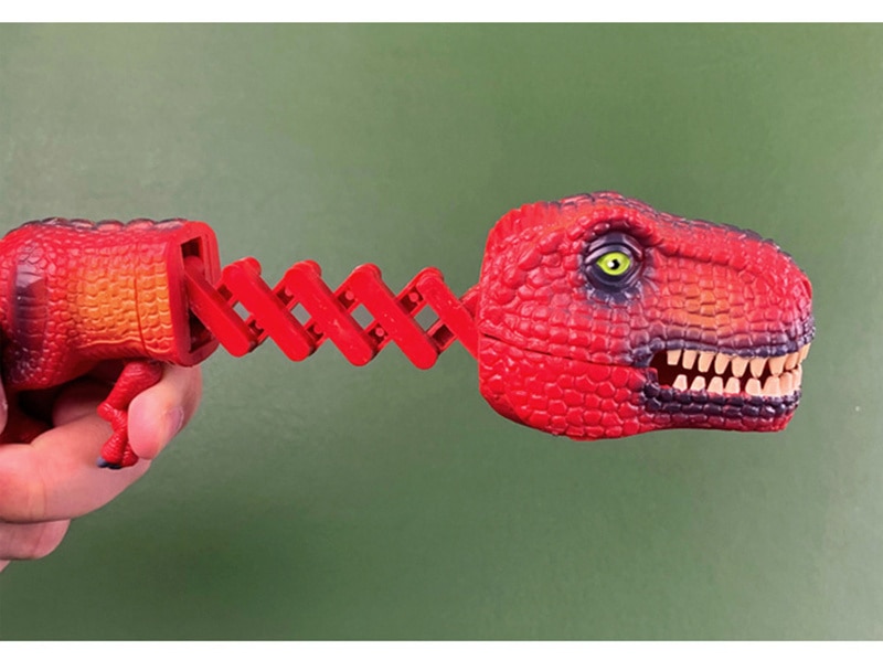 Creative Funny Spoof Shark Telescopic Spring Manipulator Clip Bite Hand Dinosaur Prank Parent-child Interaction Toys