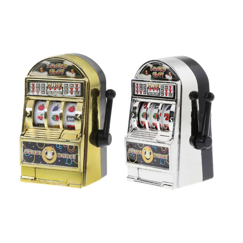 1pc Lucky Jackpot Mini Fruit Slot Machine Fun Birthday Gift Kids Educational Toy 03KA