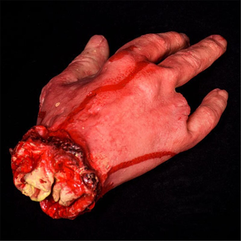 Broken Finger Hand Foot Blood Horror Prank Toys Halloween Decoration Severed Bloody Hand Novelty Dead Broken Hand Gadgets