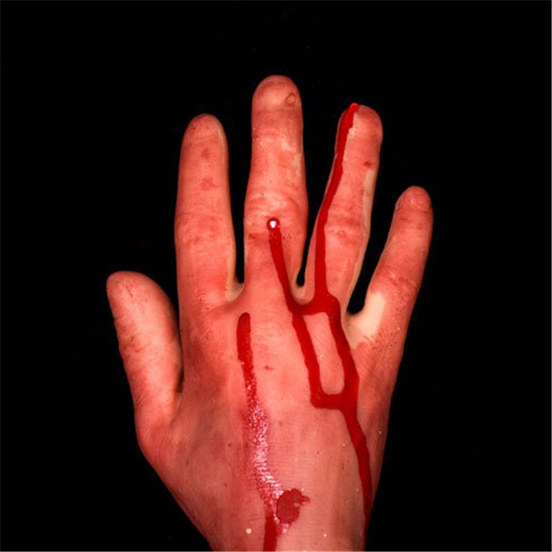 Broken Finger Hand Foot Blood Horror Prank Toys Halloween Decoration Severed Bloody Hand Novelty Dead Broken Hand Gadgets