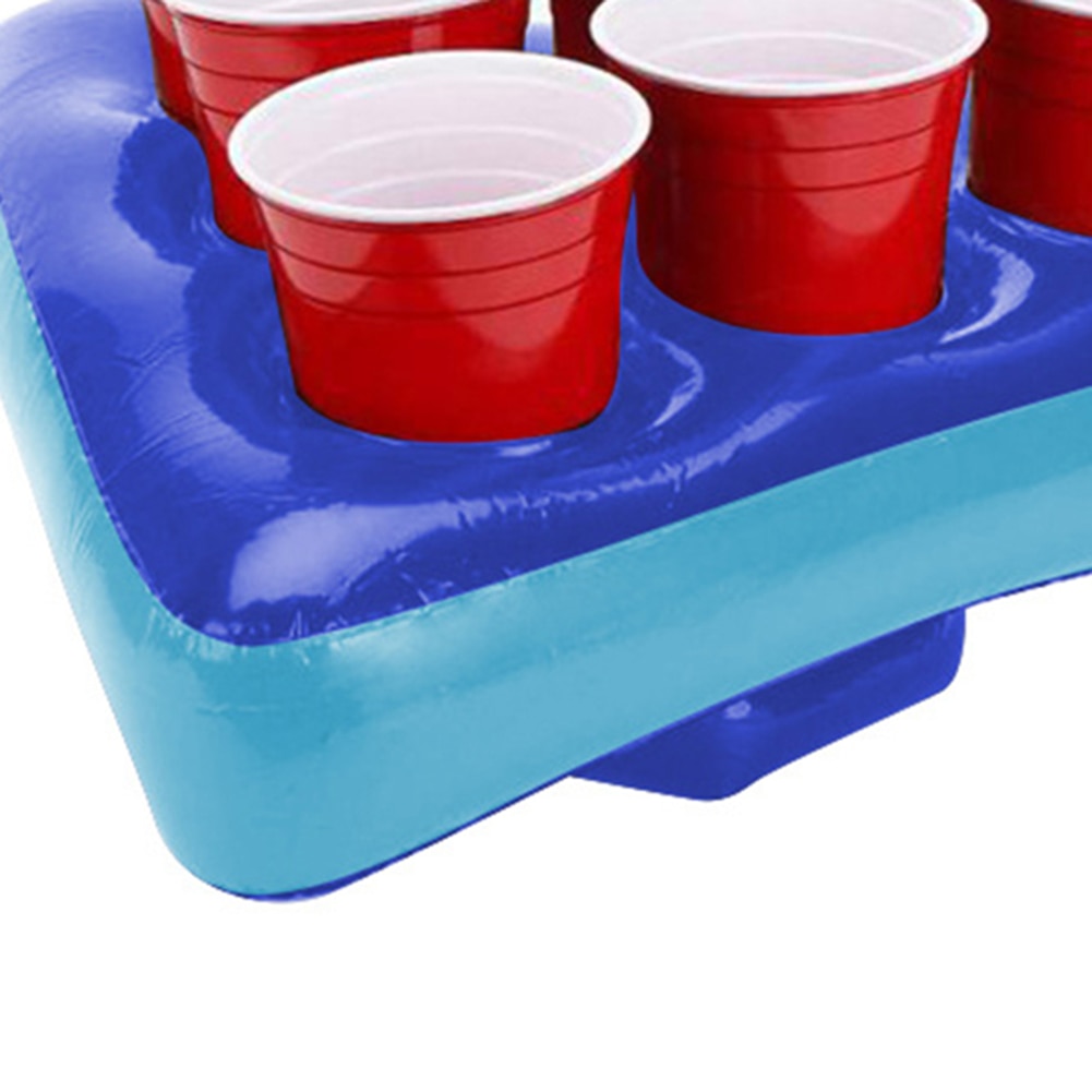 Kids Inflatable Beer Pong Triangle CAP Throwing Interactive Game Prop Toy Hat Ring Toss Game Funny Outdoor Lawn Parties Toys