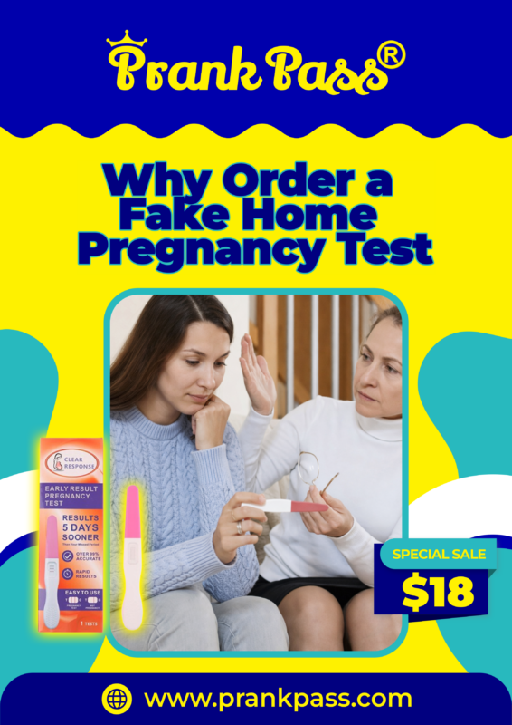 why order a fake home pregnancy test